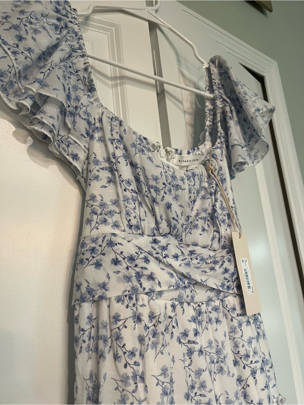 Altar'd State Noel Floral Mini Dress NWT
